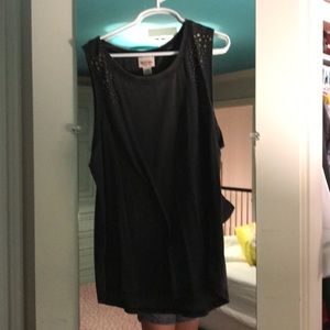 tank top with gold jewels on the sides